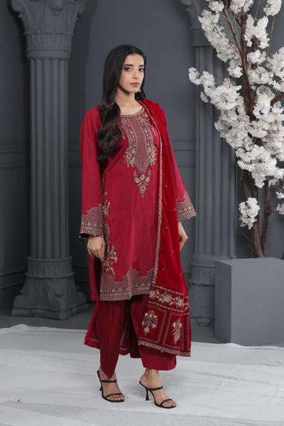 Design 2 - Maria B Festive Embroidered Stitched