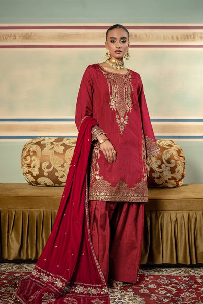 Design 2 - Maria B Festive Embroidered Stitched