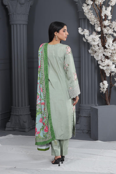 Design 3 - Maria B Festive Embroidered Stitched