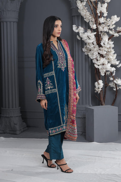 Design 4 - Maria B Festive Embroidered Stitched