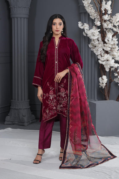 Design 5 - Maria B Festive Embroidered Stitched