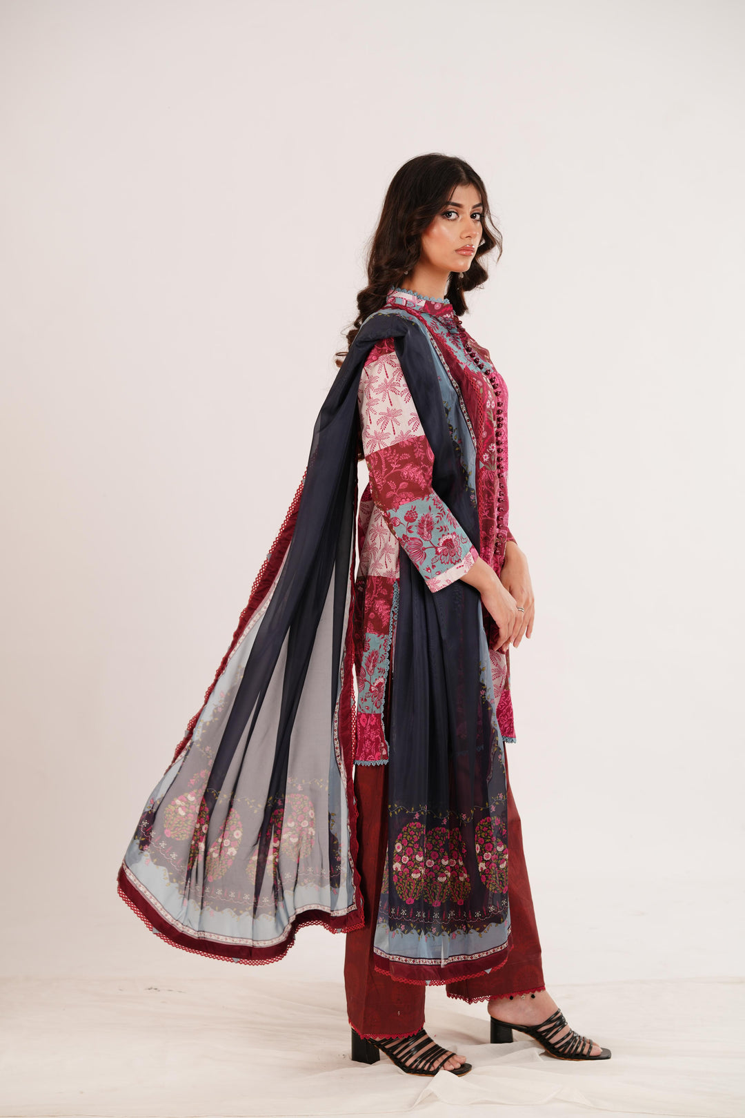 Mevi-5A | Zara Shahjahan Stitched - Coco Prints Edit III