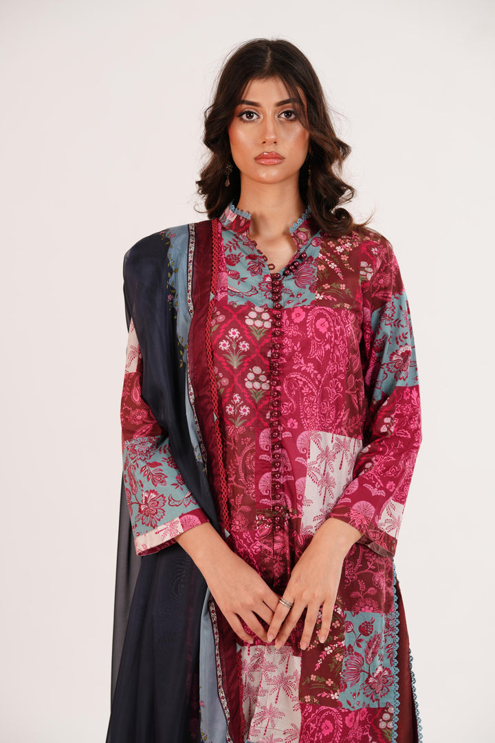 Mevi-5A | Zara Shahjahan Stitched - Coco Prints Edit III