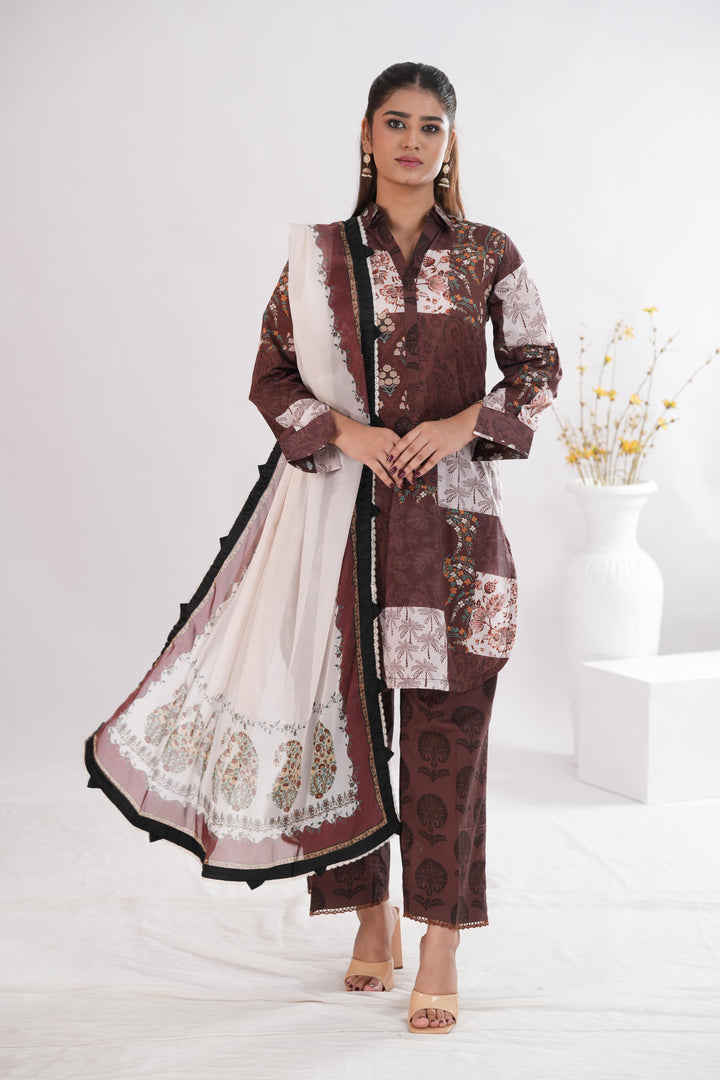 Mevi-5B | Zara Shahjahan Stitched - Coco Prints Edit III