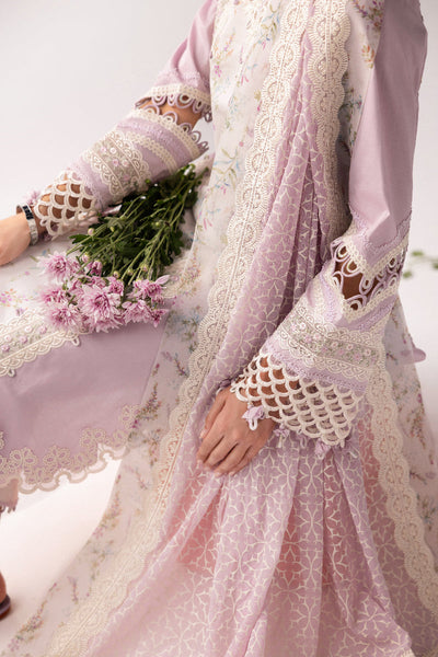 Lawn Lilac Stitched Suit - Qalamkar