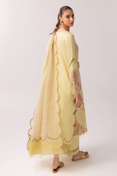 Lawn Pista Stitched Suit - Qalamkar