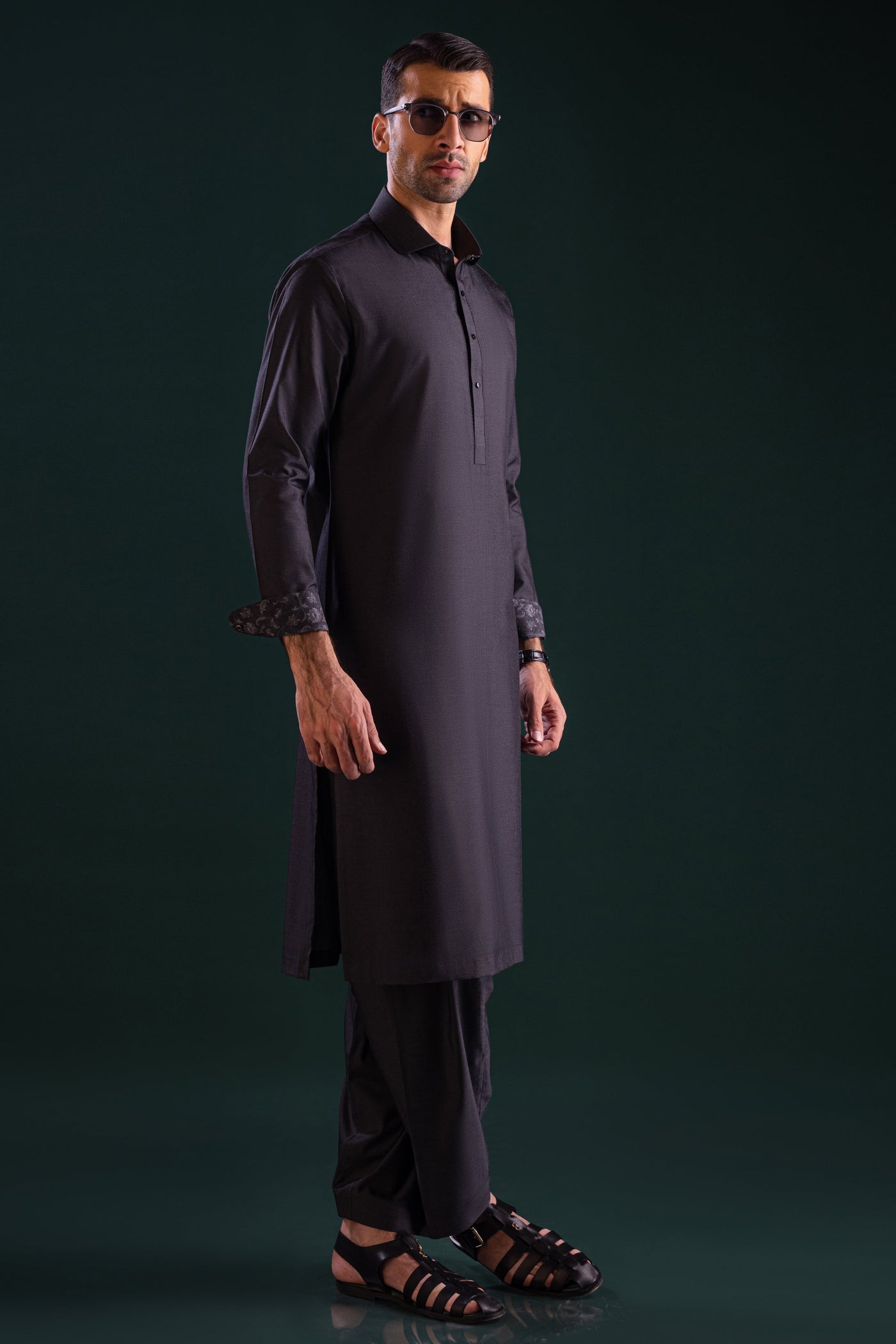 Blended Grey Shalwar Kameez - Cast & Crew