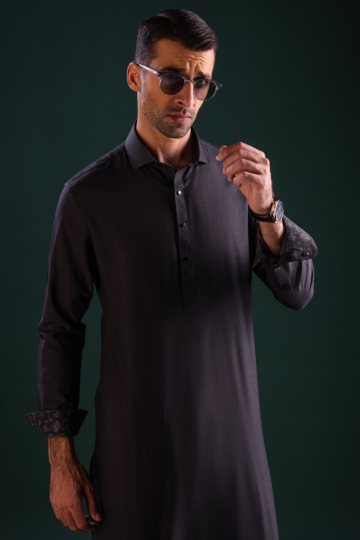 Blended Grey Shalwar Kameez - Cast & Crew