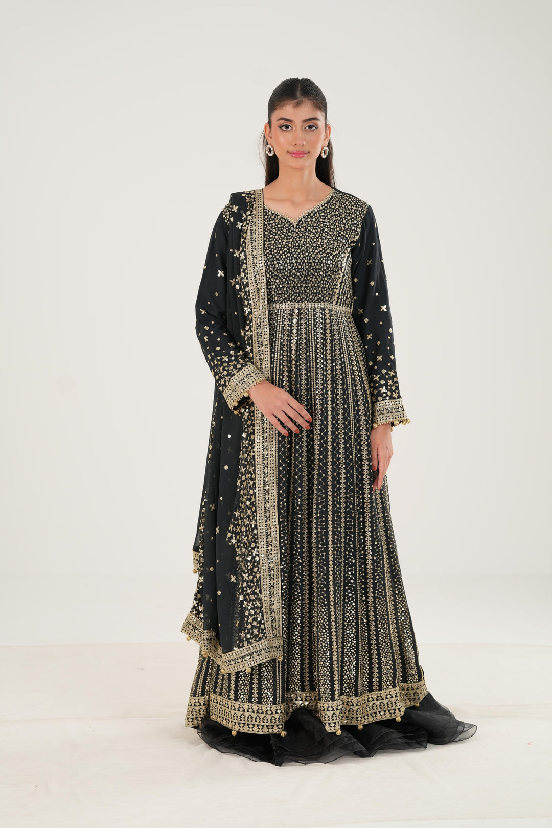 Midnight Navy - Farasha Essence Formals Stitched