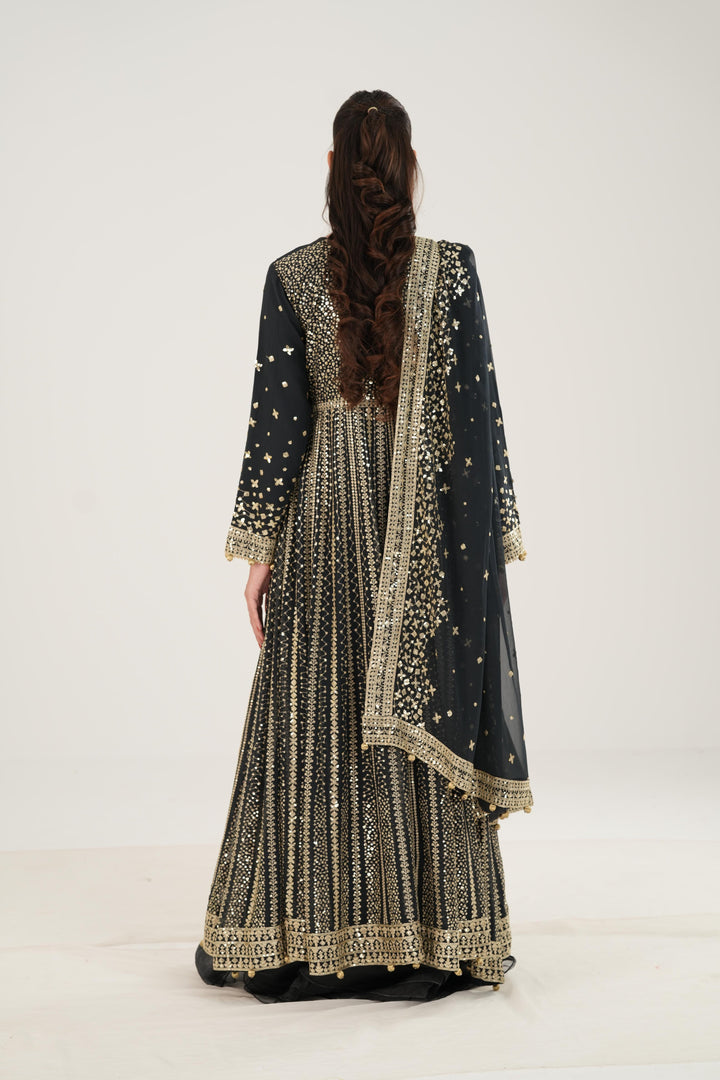 Midnight Navy - Farasha Essence Formals Stitched