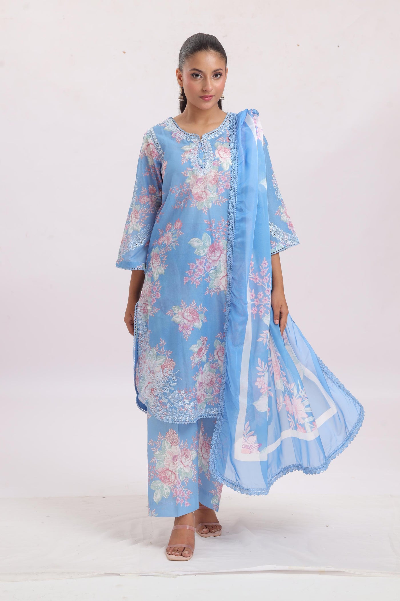 Mistelle - Ayzel Printed Embroidered Stitched