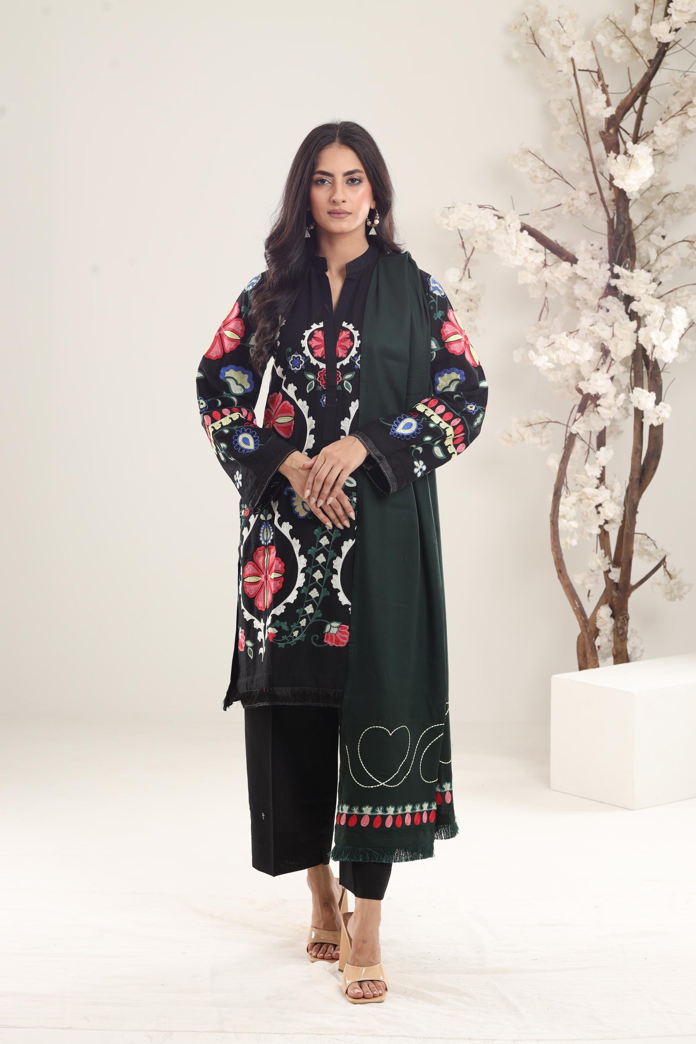 Moonstone-1B - Coco by Zara Shahjahan Winter Stitched