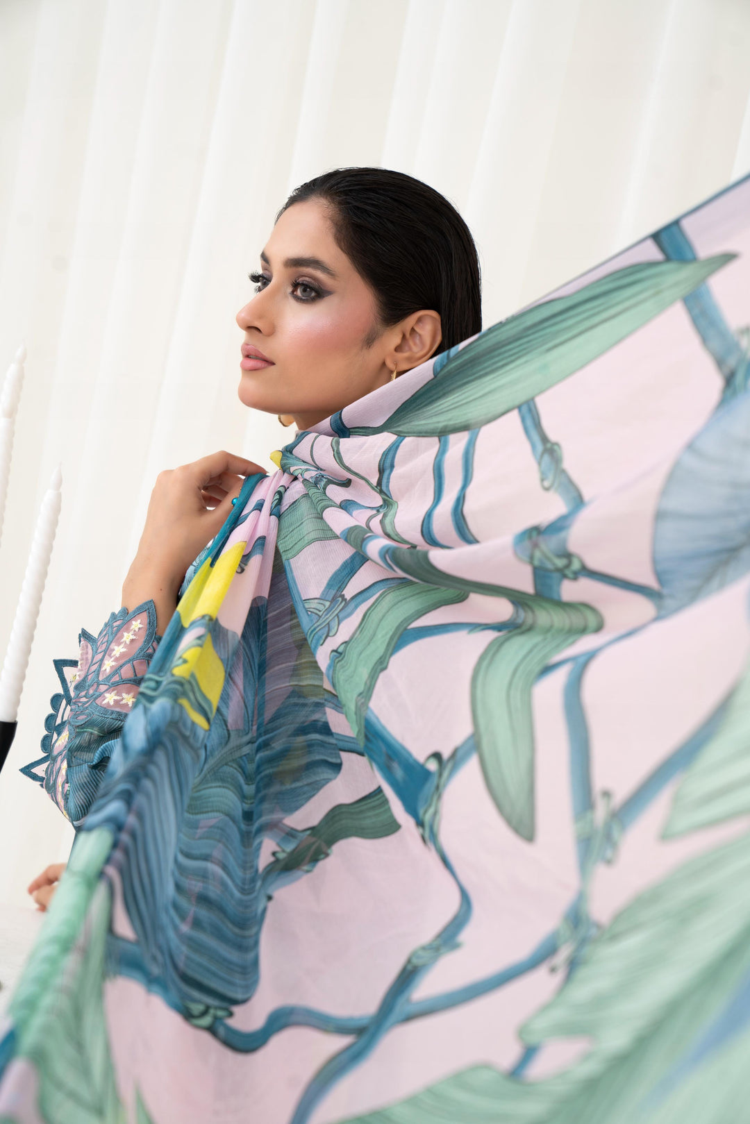 Printed Lawn Pink Stitched Suit - Maria B M Prints
