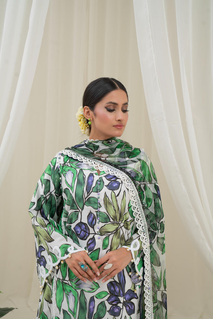 Printed Lawn Multi Stitched Suit - Maria B M Prints
