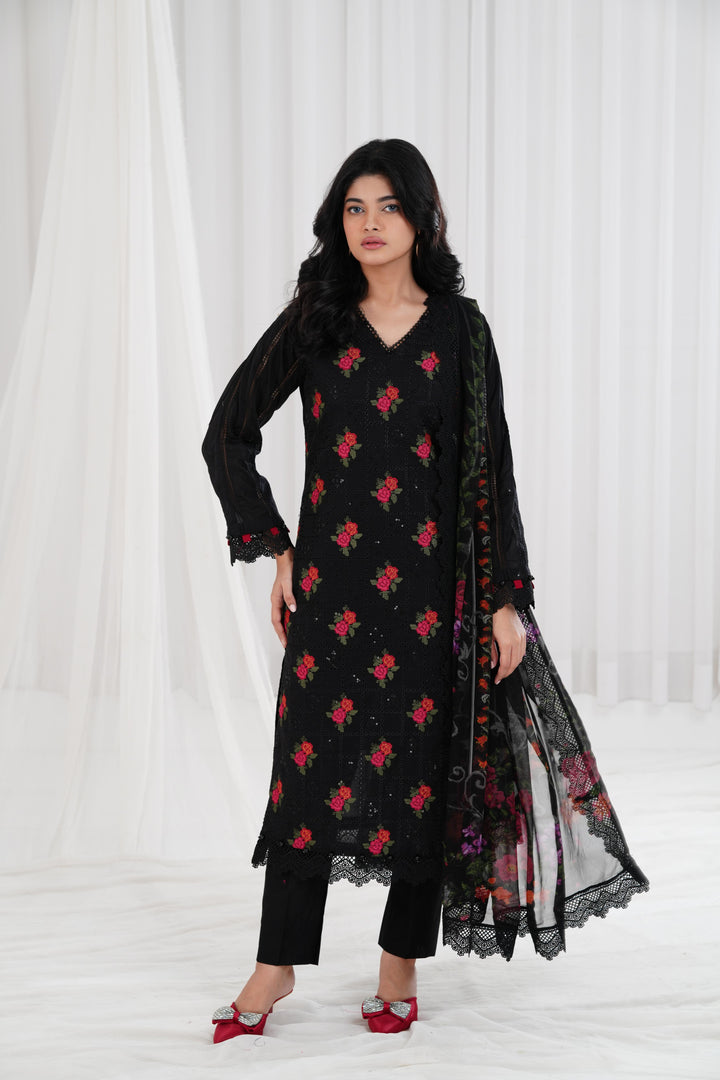 Design 1B - Maria B M Prints Stitched