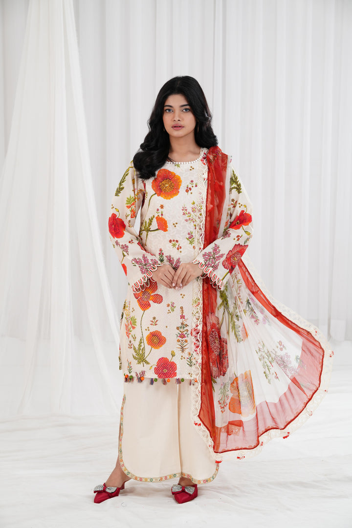 Design 7A - Maria B M Prints Stitched