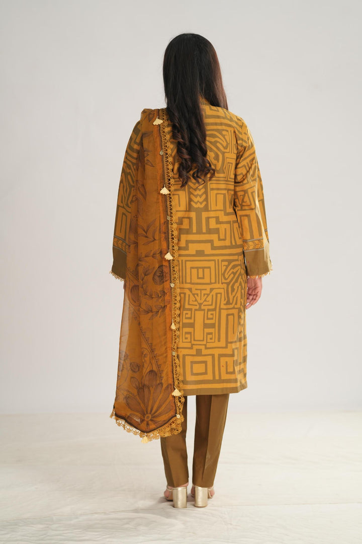 Design 3A - Maria B M Print Stitched