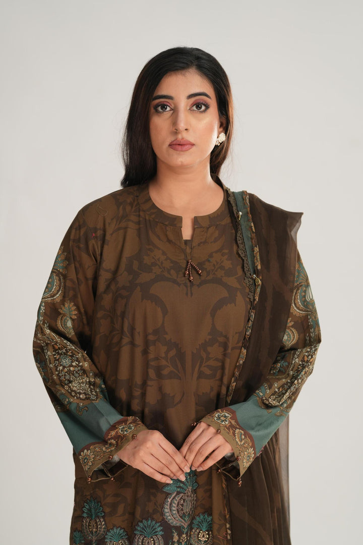 Design 4A - Maria B M Print Stitched