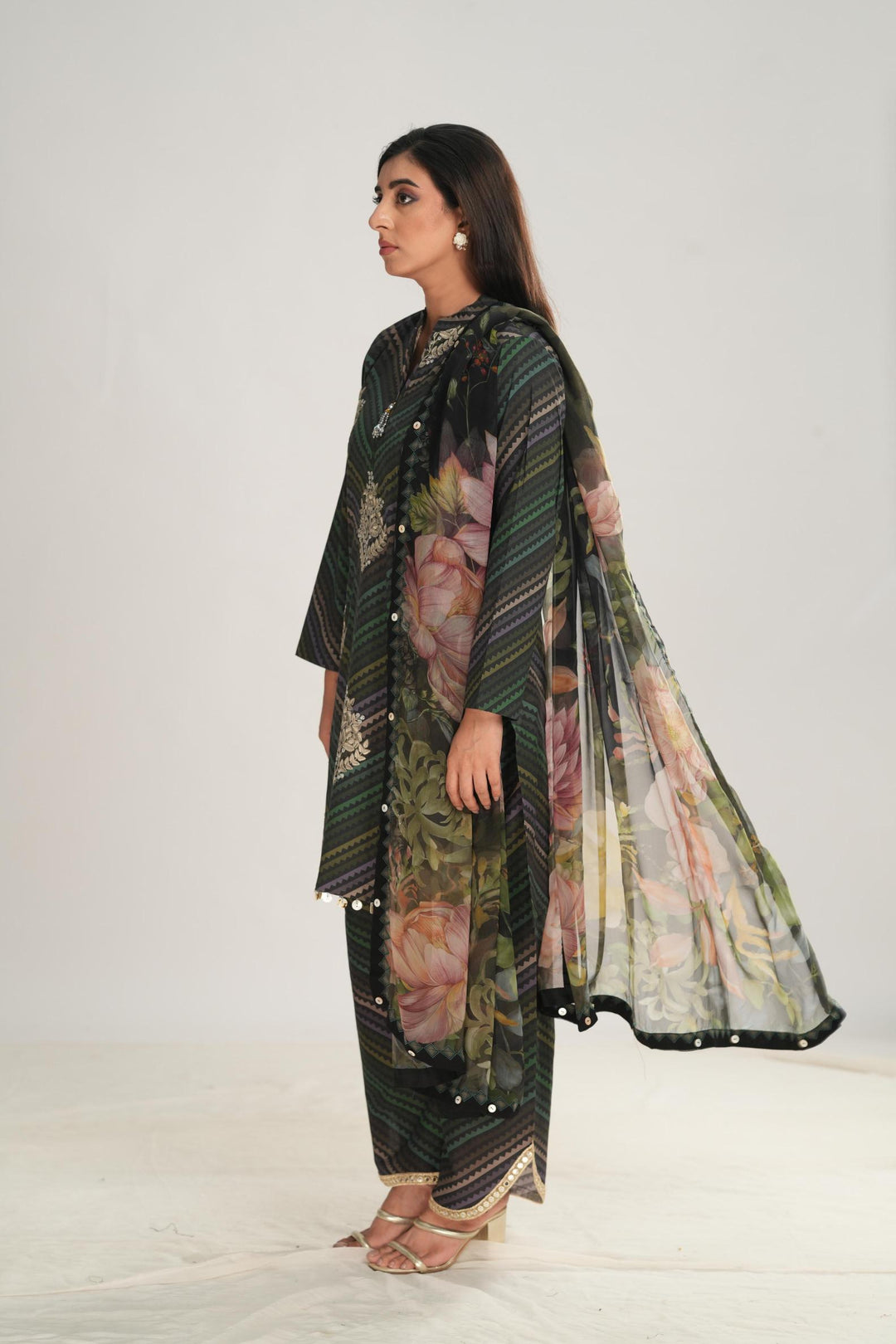 Design 5A - Maria B M Print Stitched