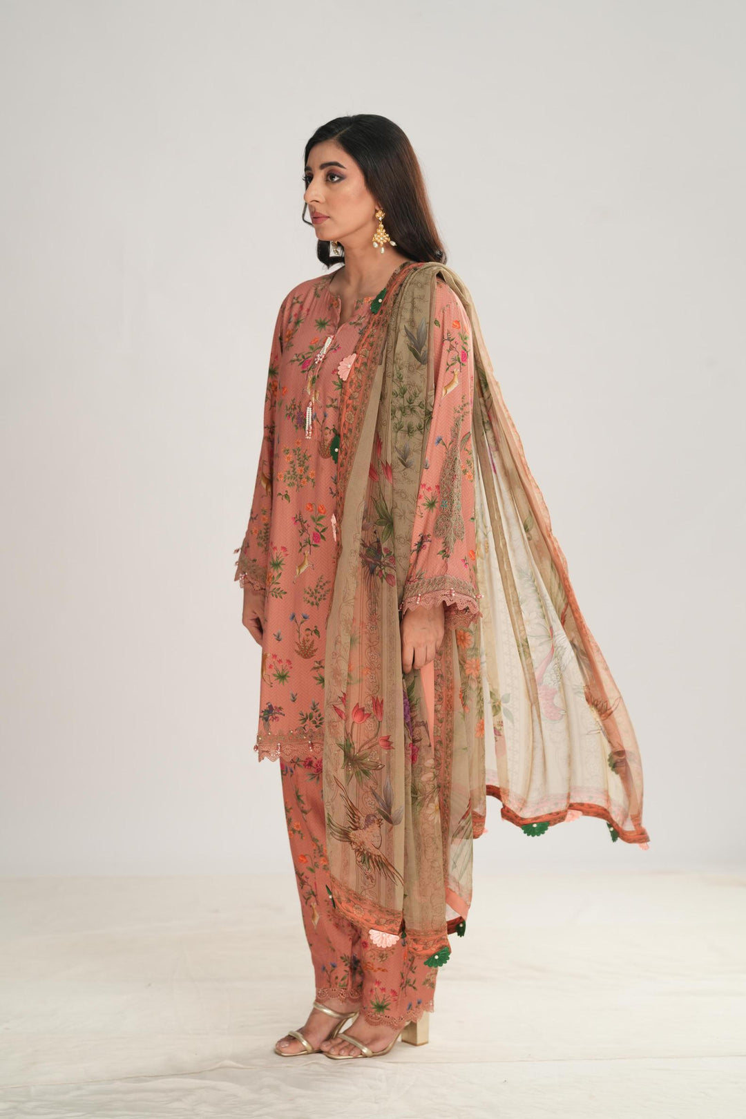 Design 7A - Maria B M Print Stitched