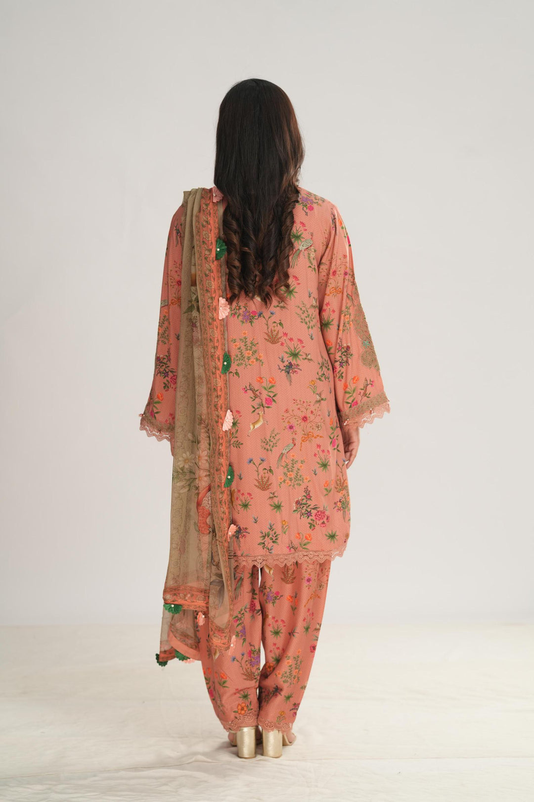 Design 7A - Maria B M Print Stitched