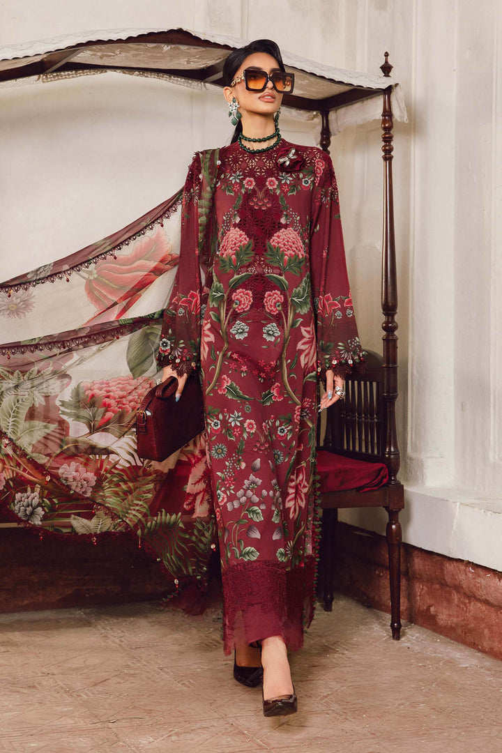 Design 9A - Maria B M Print Stitched