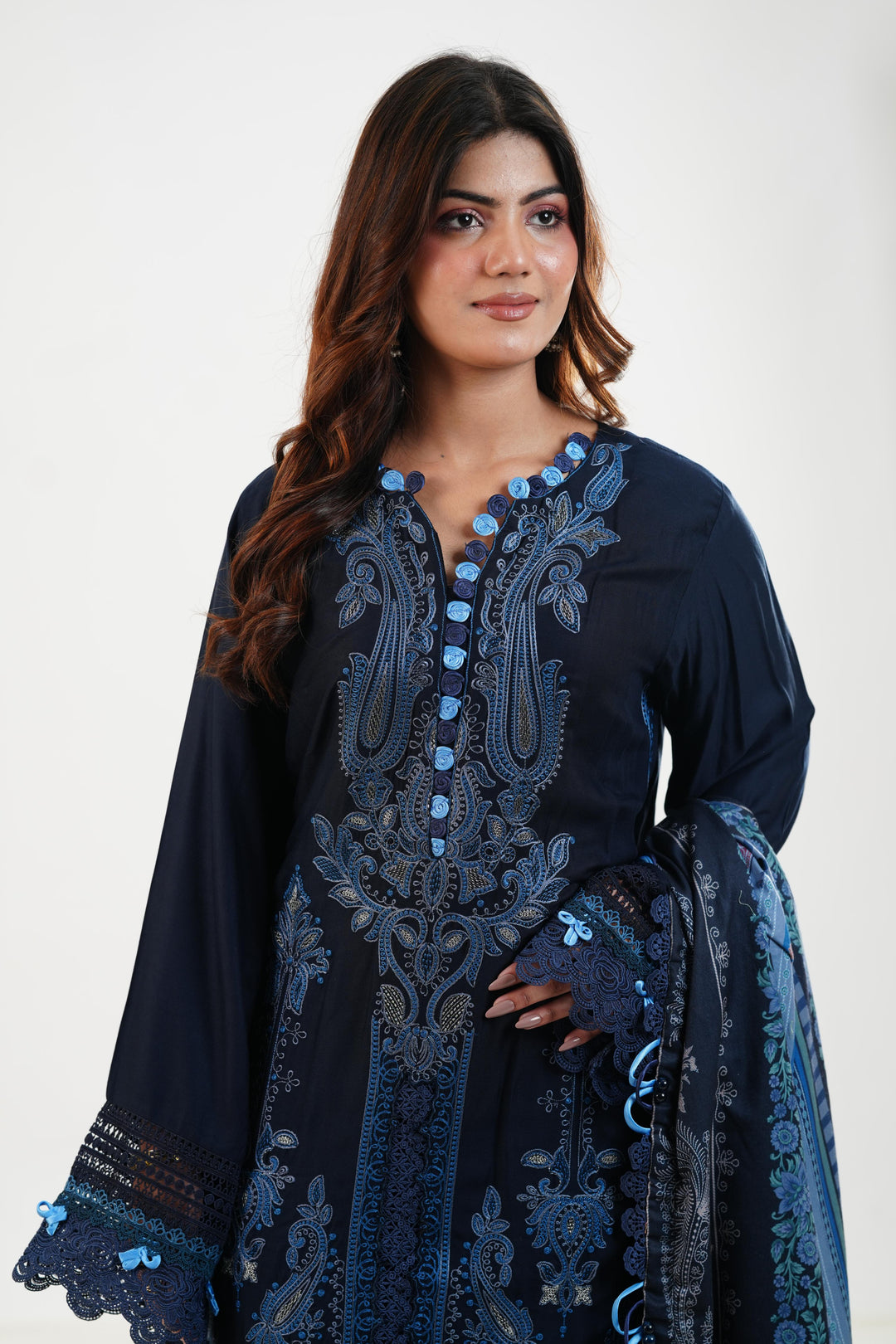 Design 3B - Maria B M Print Festive Stitched