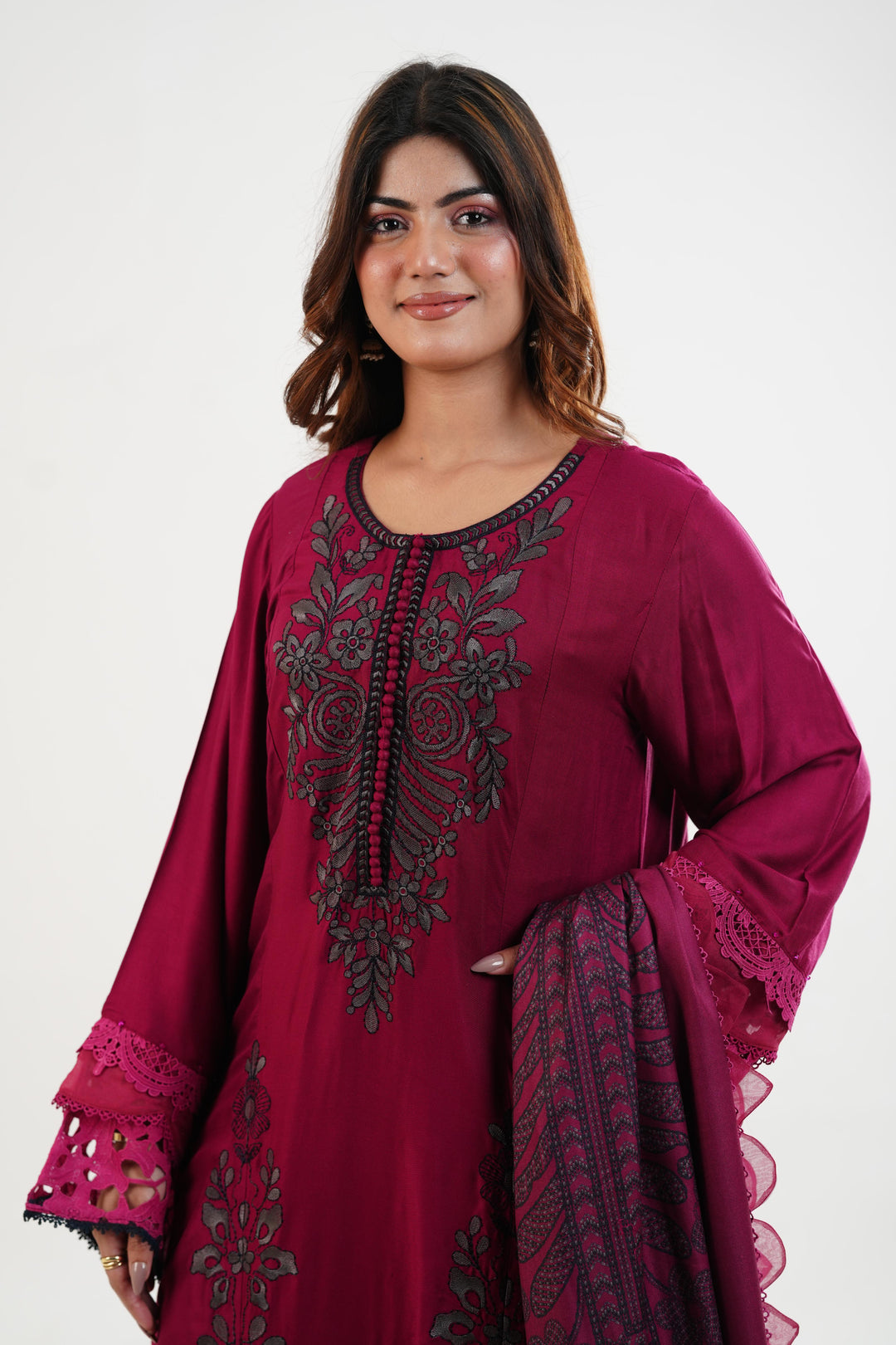 Design 4B - Maria B M Print Festive Stitched