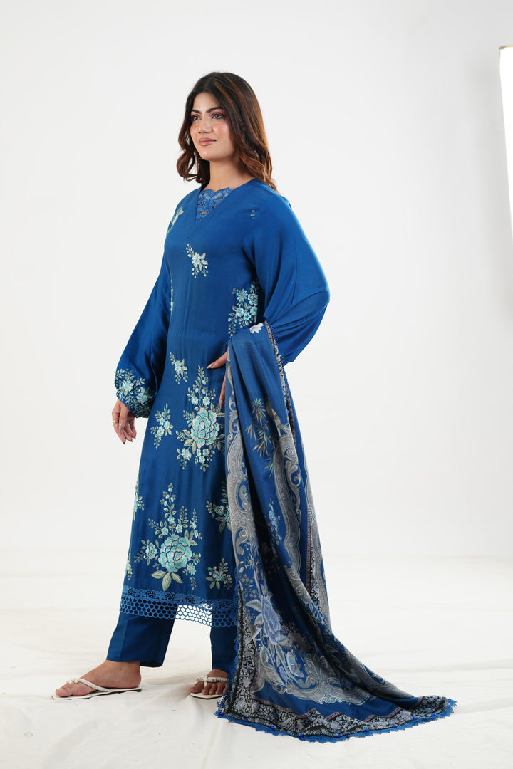 Design 8B - Maria B M Print Festive Stitched