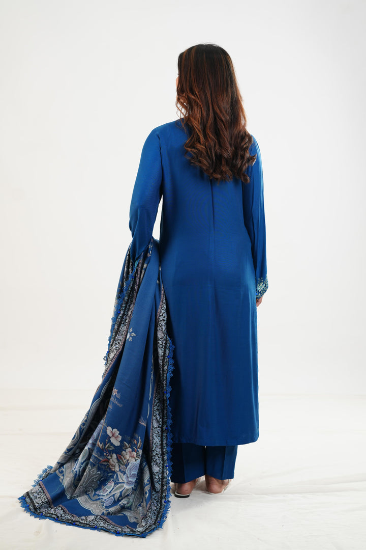 Design 8B - Maria B M Print Festive Stitched