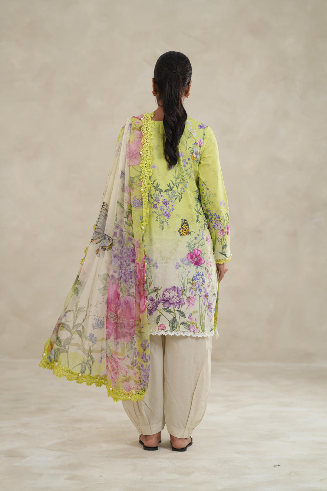 Design 9A - Maria B M Print Stitched