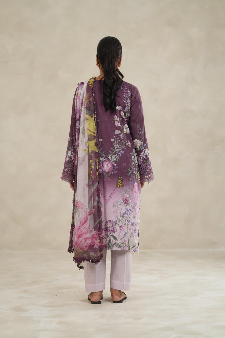 Design 9B - Maria B M Print Stitched