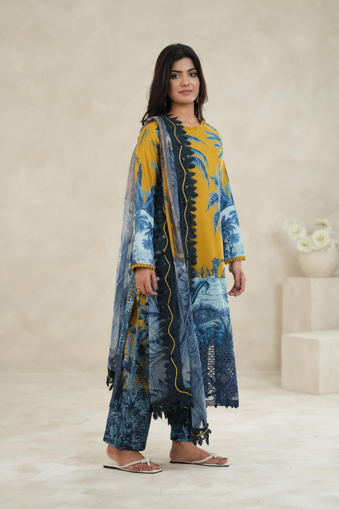 Design 11A - Maria B M Print Stitched