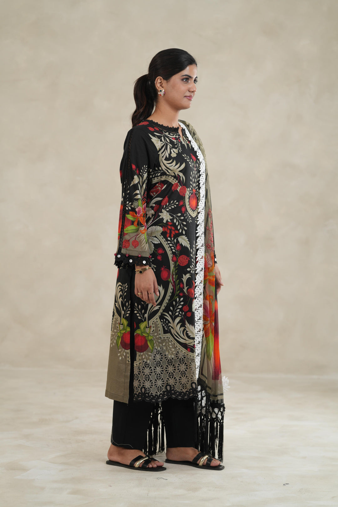 Design 12B - Maria B M Print Stitched