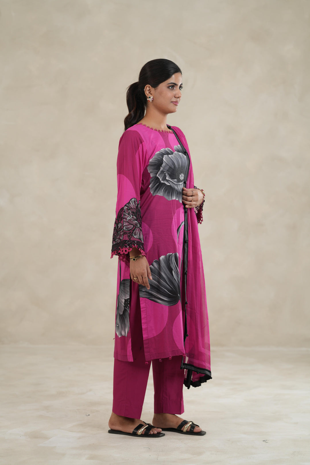 Design 13B - Maria B M Print Stitched