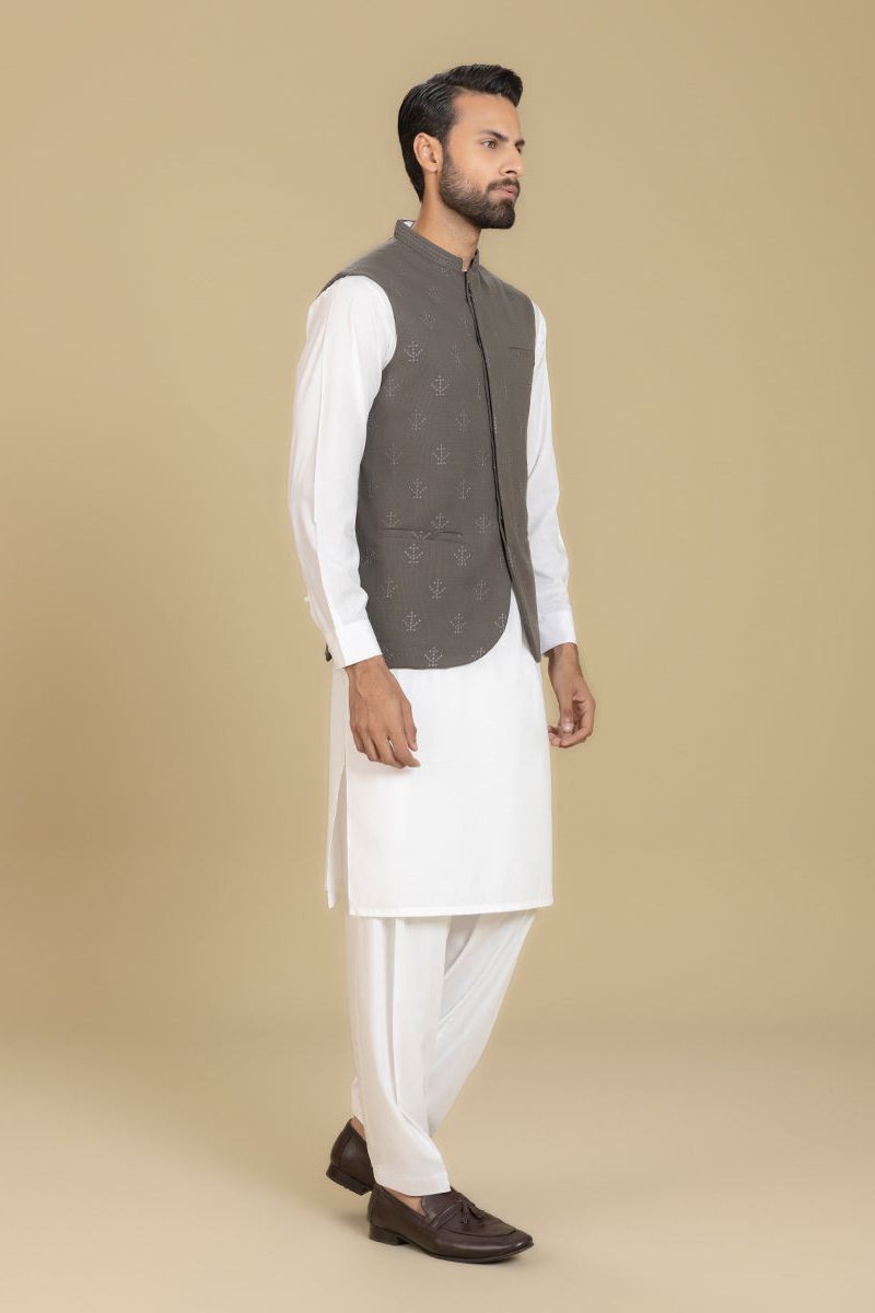 Plain Mauve Waistcoat - Sapphire