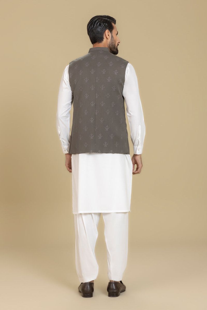 Plain Mauve Waistcoat - Sapphire