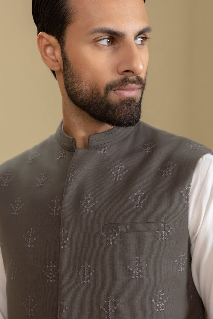 Plain Mauve Waistcoat - Sapphire