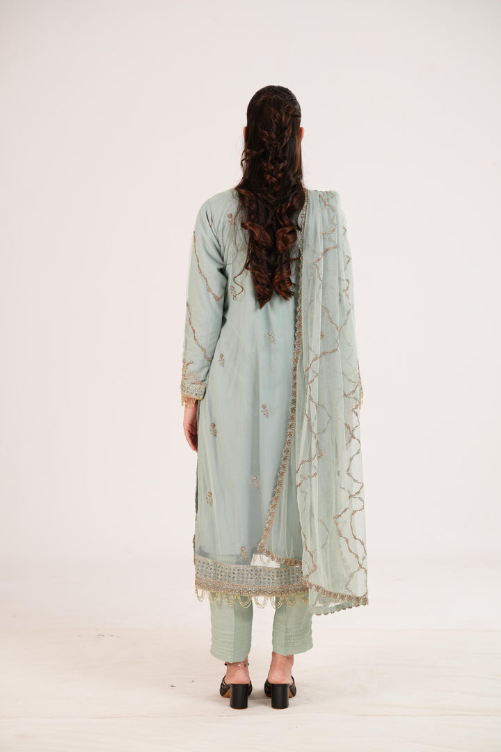 Zarqa - Zarif Mahrosh Collection Stitched