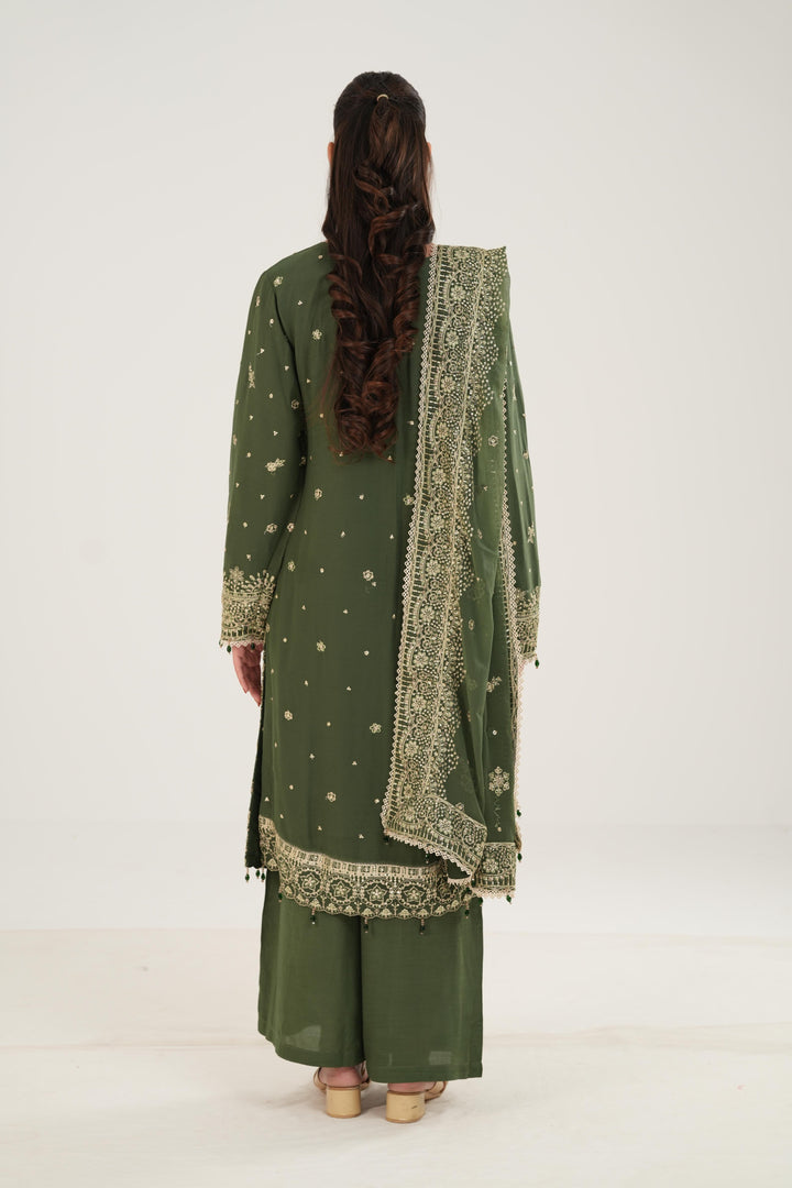 Muted Moss - Farasha Essence Formals Stitched
