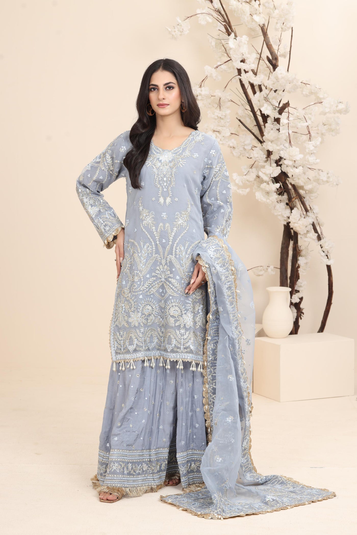 Nashmia - Afrozeh Dastangoi Stitched Collection