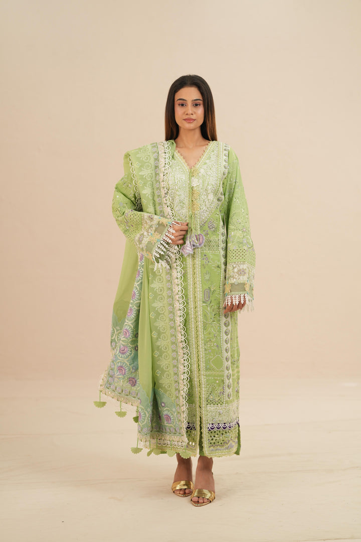 Naviel - Suffuse Embroidered Lawn Stitched