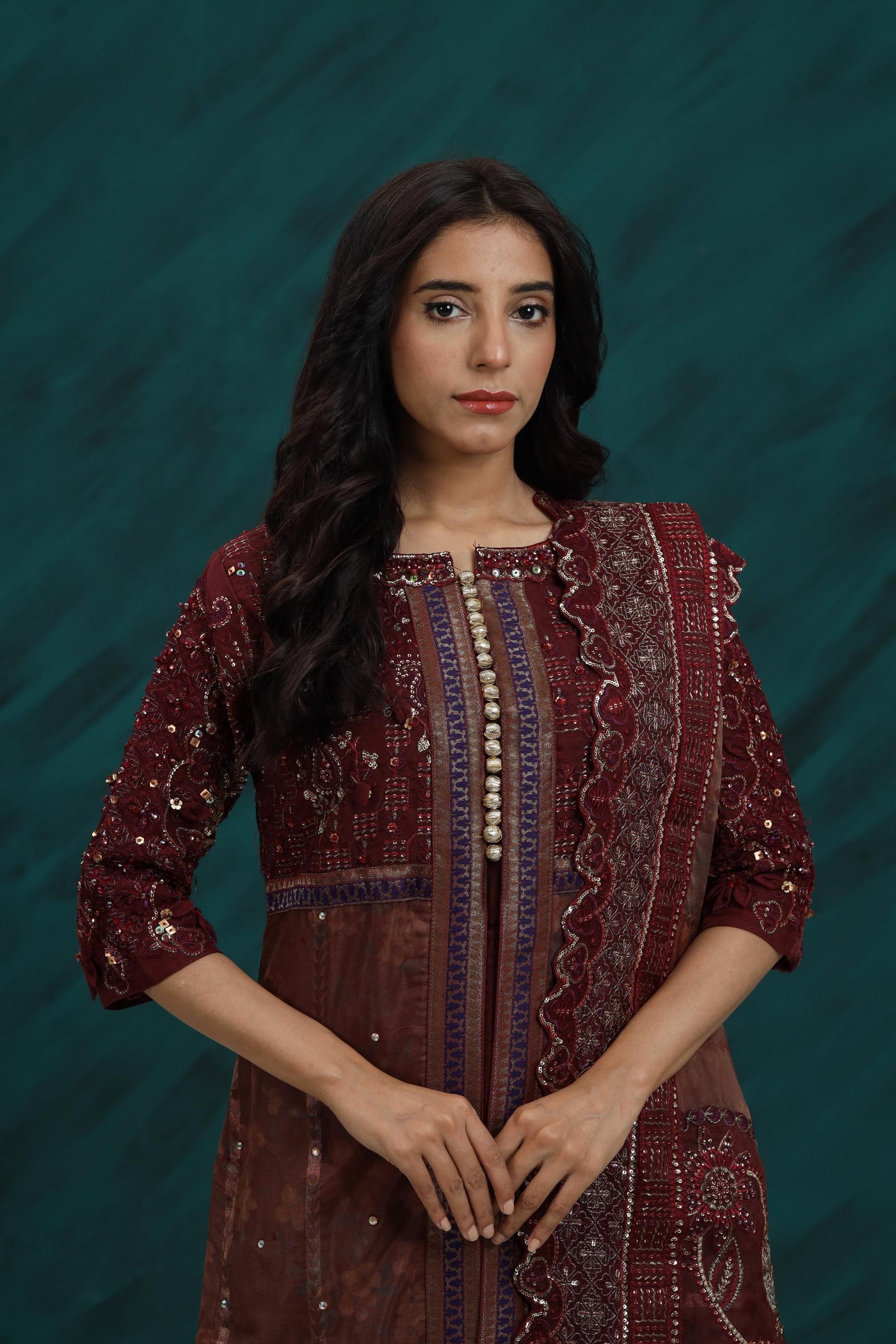 Gehna - Nureh Jhoomro Stitched Collection