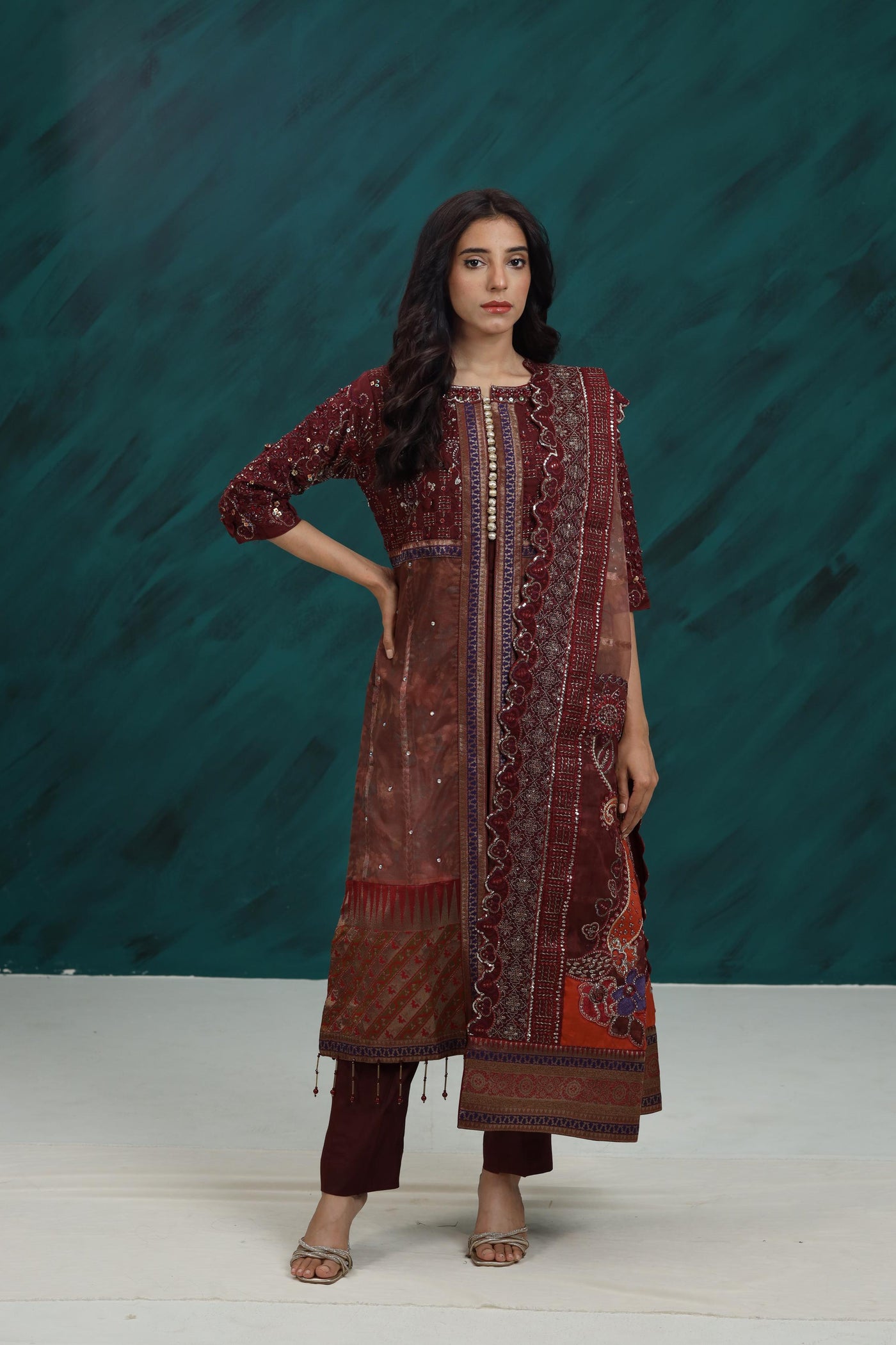 Gehna - Nureh Jhoomro Stitched Collection