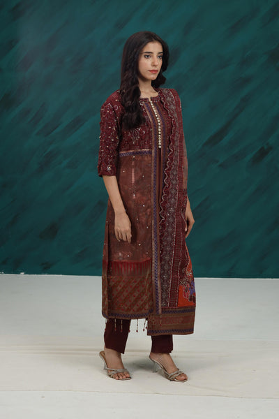 Gehna - Nureh Jhoomro Stitched Collection