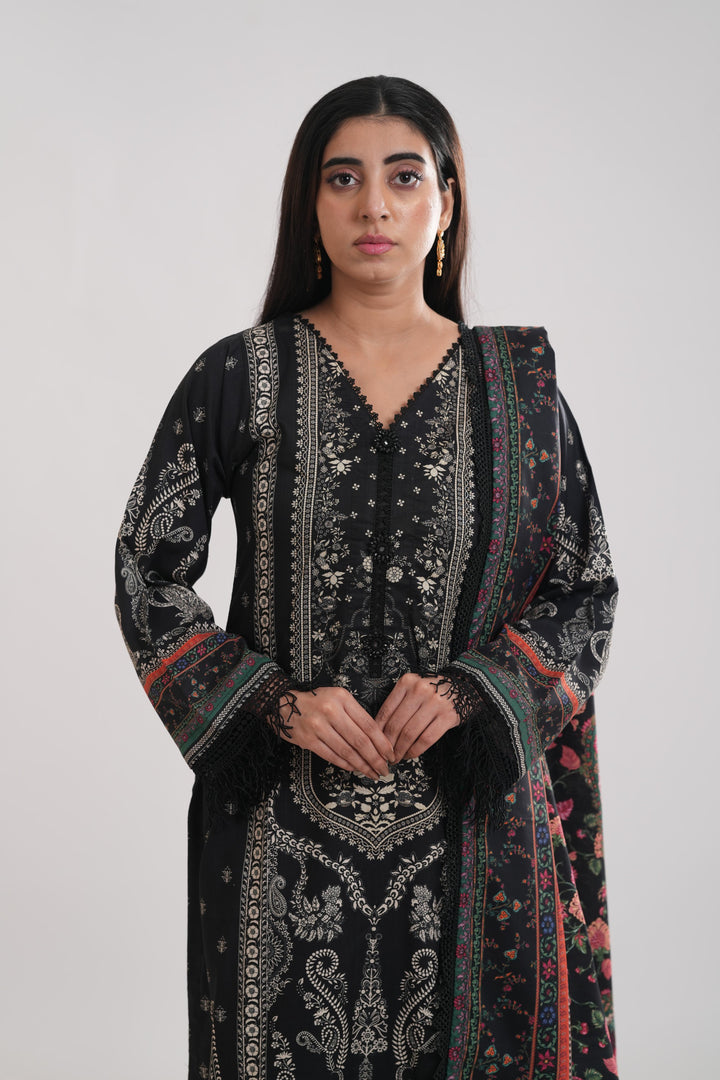 Noir - Mausummery Printed Stitched