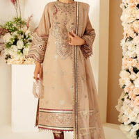 Oak - Alizeh Luxe - Luxury Raw Silk Stitched