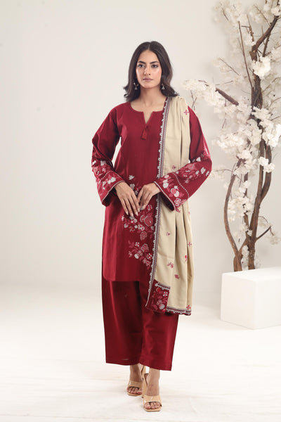 Onxy-7A - Coco by Zara Shahjahan Winter Stitched