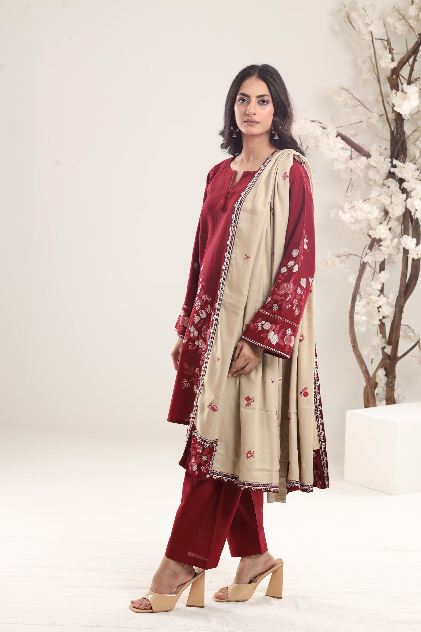 Onxy-7A - Coco by Zara Shahjahan Winter Stitched