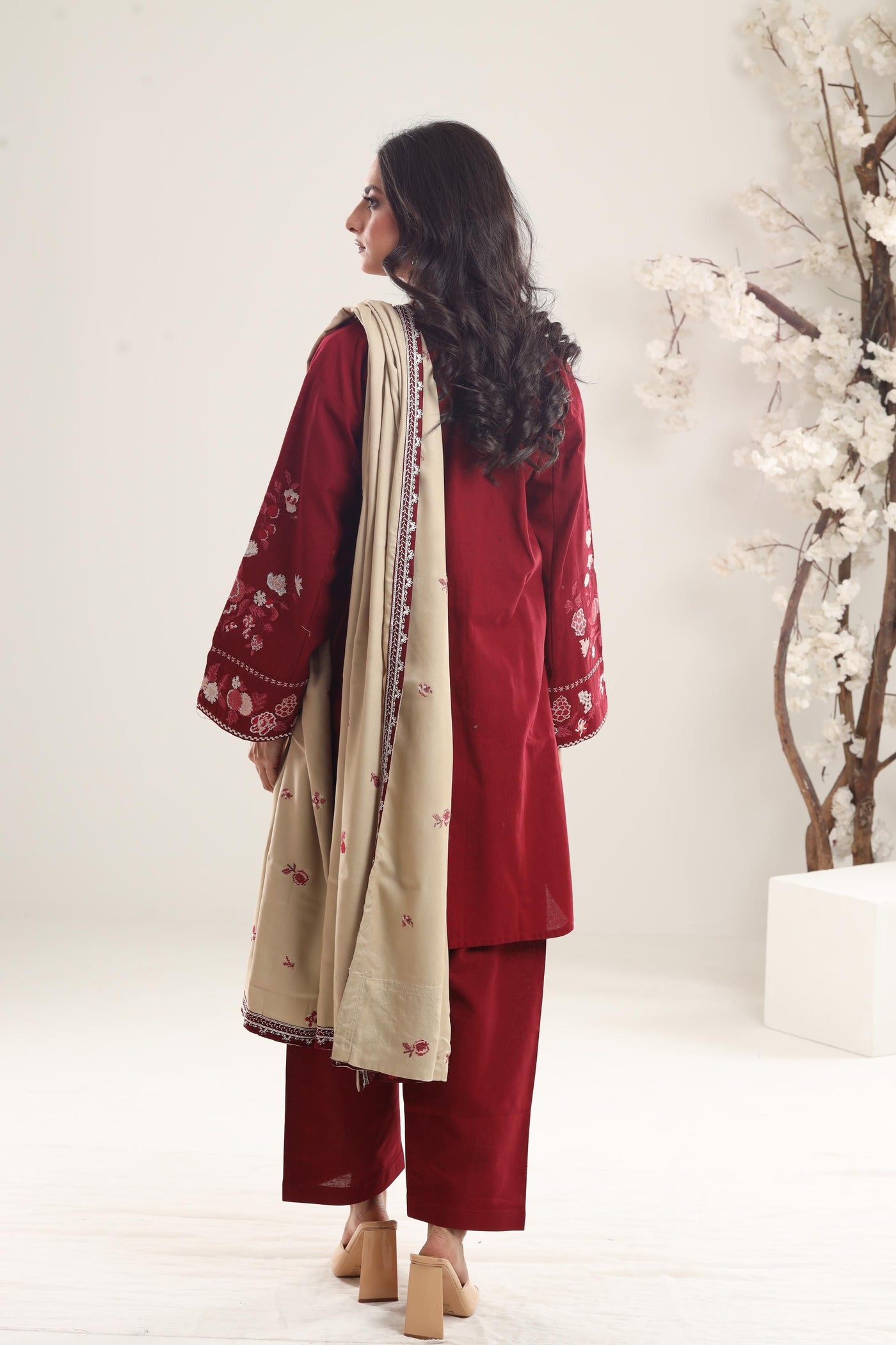 Onxy-7A - Coco by Zara Shahjahan Winter Stitched